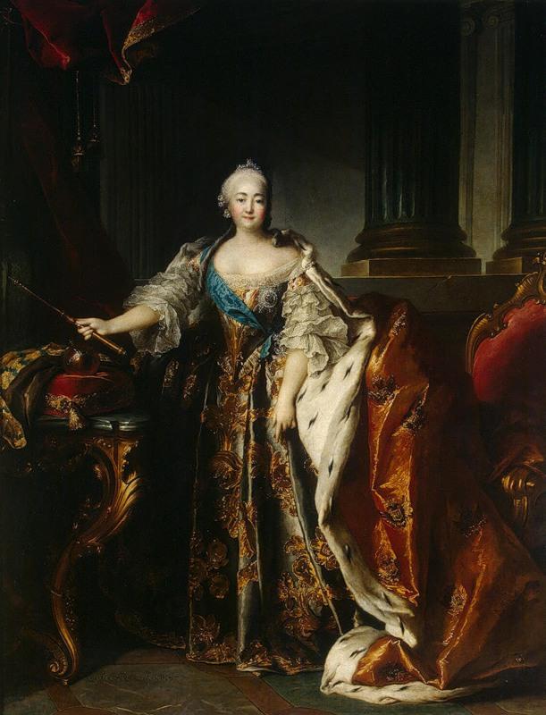 Louis Tocque Portrait of Empress Elizabeth Petrovna